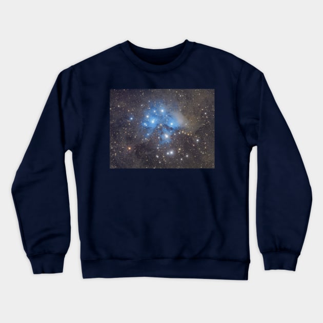 Pleiades M45 - The seven sisters Crewneck Sweatshirt by StarlightHunter.com